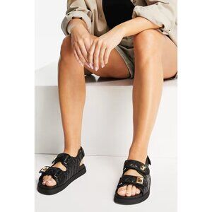 Steve Madden Shoes Steve Madden Margie Sandal Black Quilt